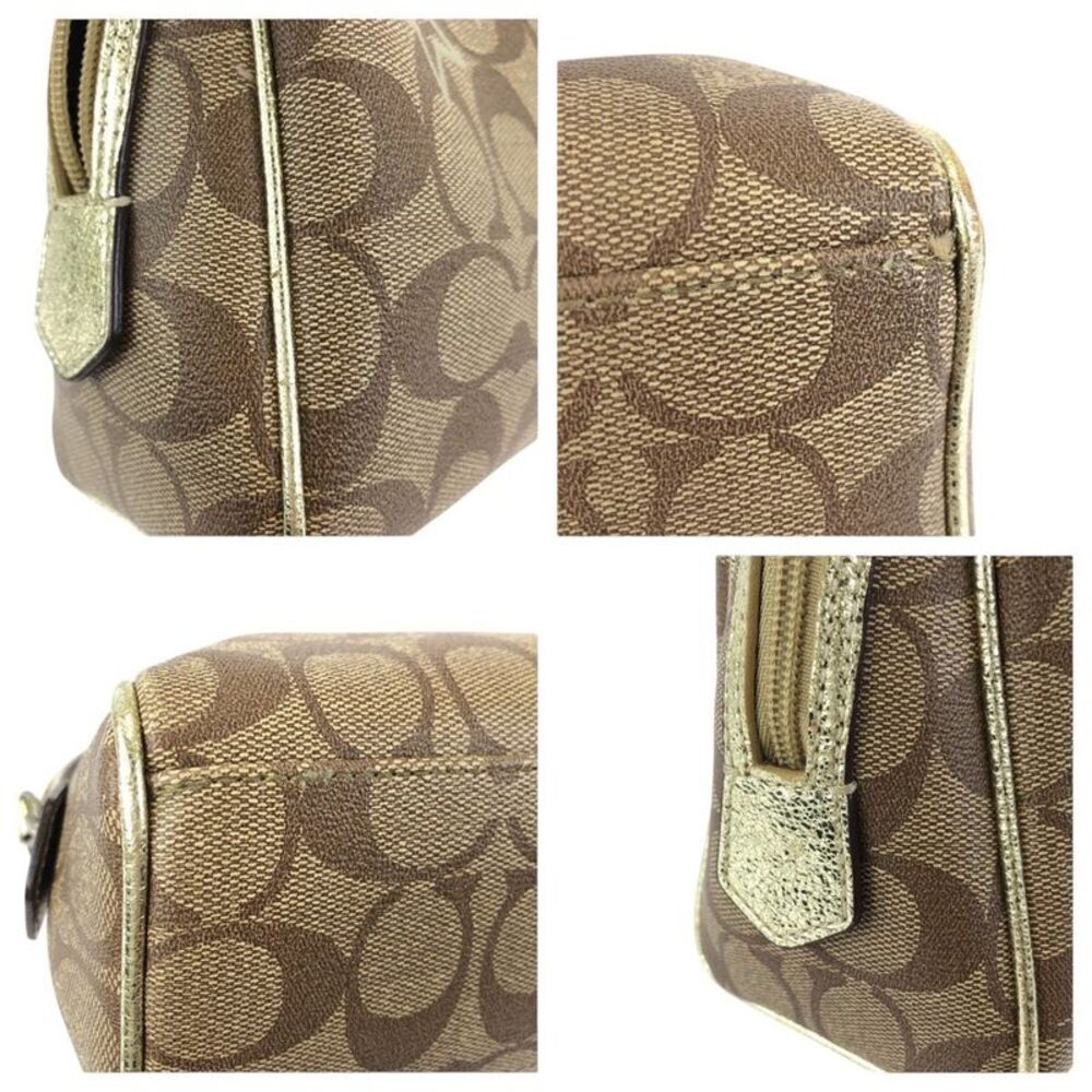 Coach Signature PVC Pouch - Picture 4 of 7